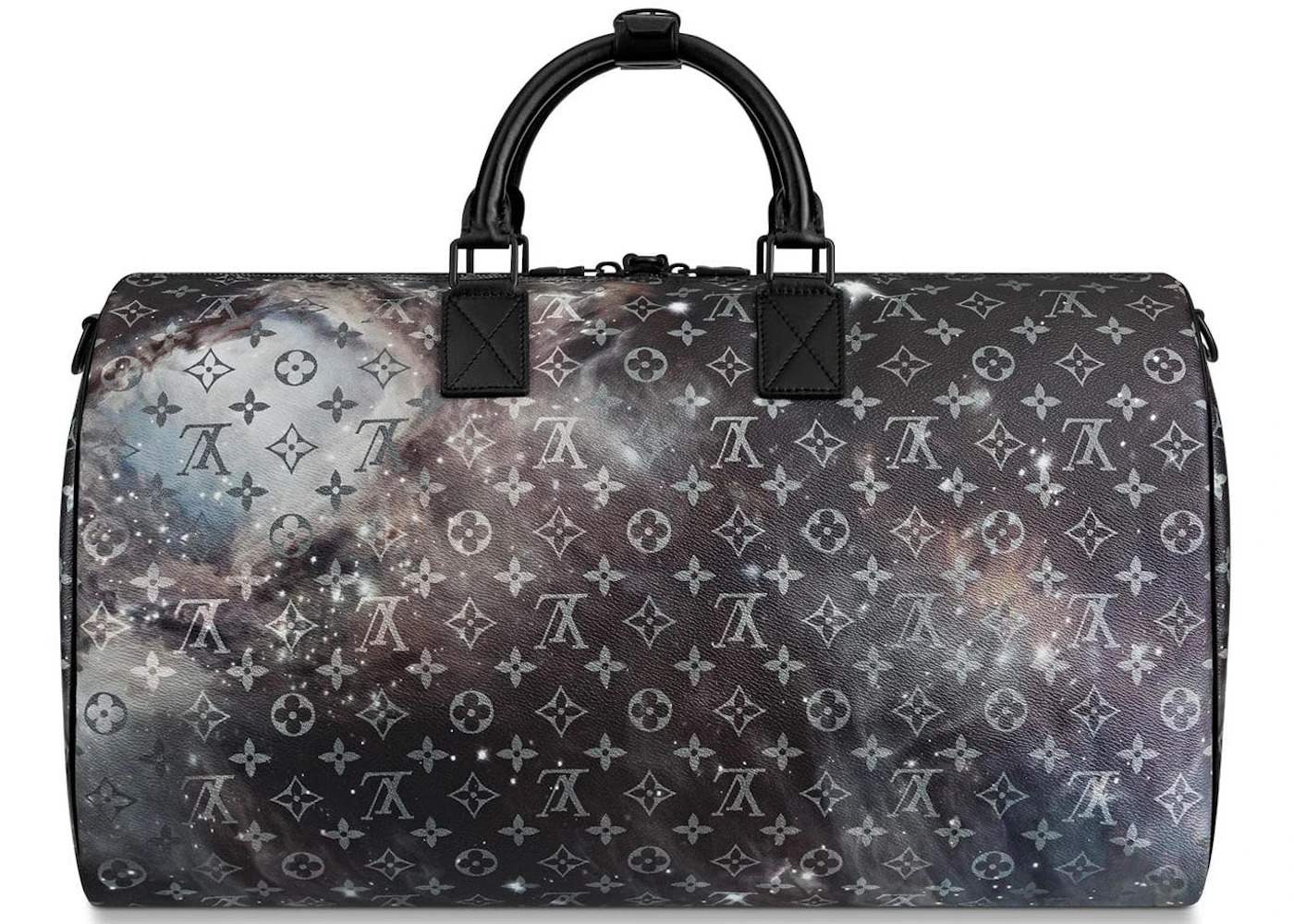 Louis Vuitton Keepall Bandouliere Monogram Galaxy 50 Black Multicolor - 2