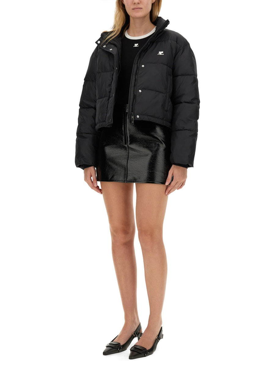 Courreges Women Down Jacket With Logo - 2