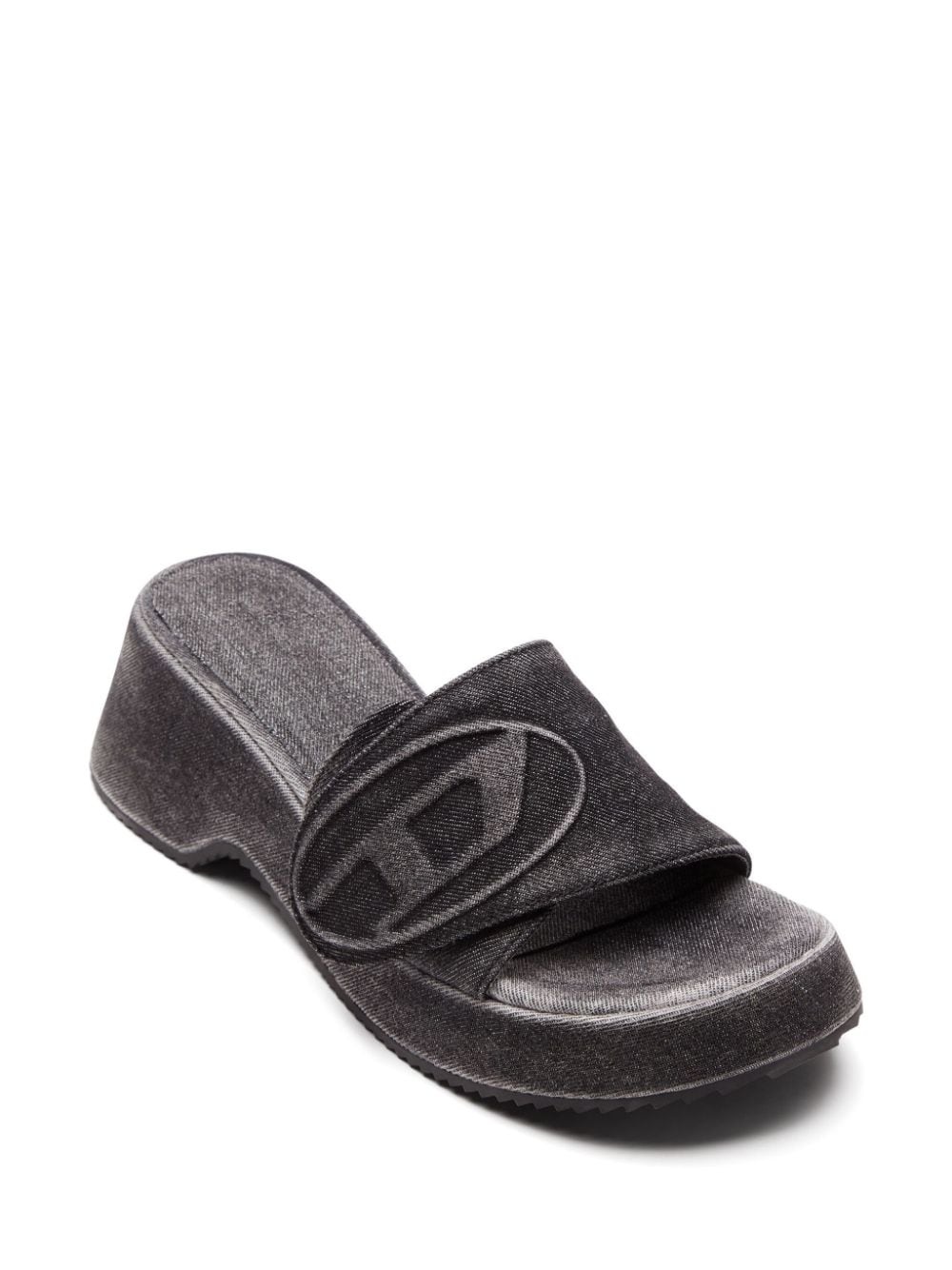 Sa-Oval D Pf W denim sandals - 6