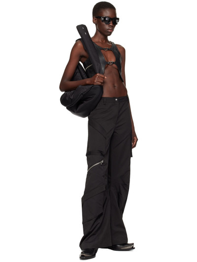 HELIOT EMIL™ Black Corium Leather Vest outlook