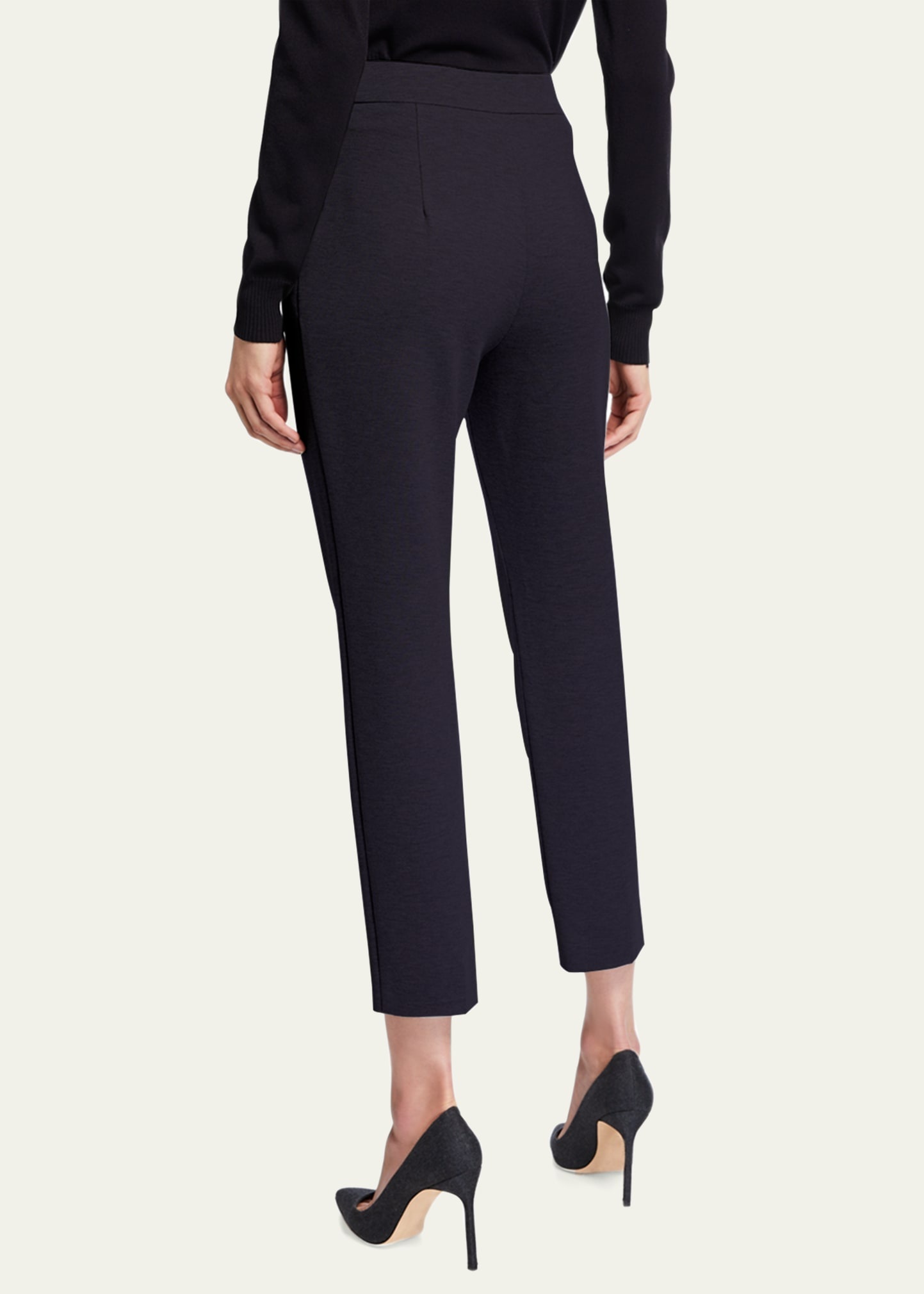 Jersey Zip-Front Pants - 2