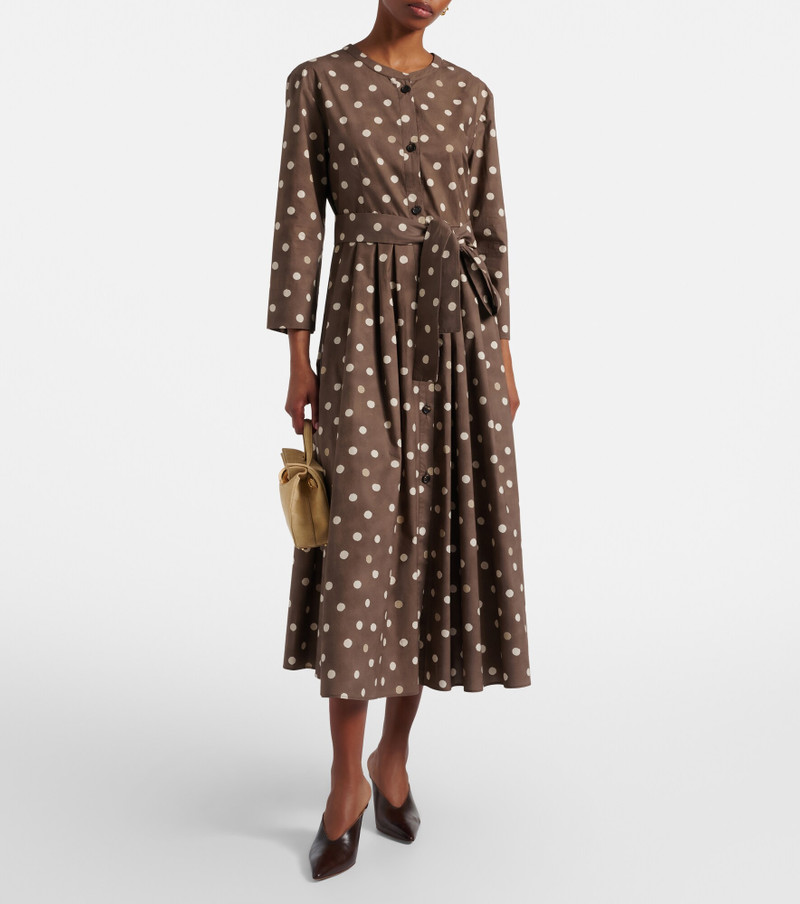 'S Max Mara Pesche polka-dot cotton shirt dress outlook
