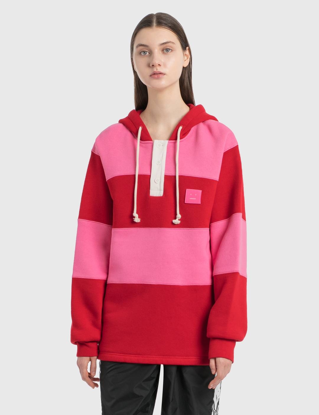 Hooded Rugby Sweatshirt - 1