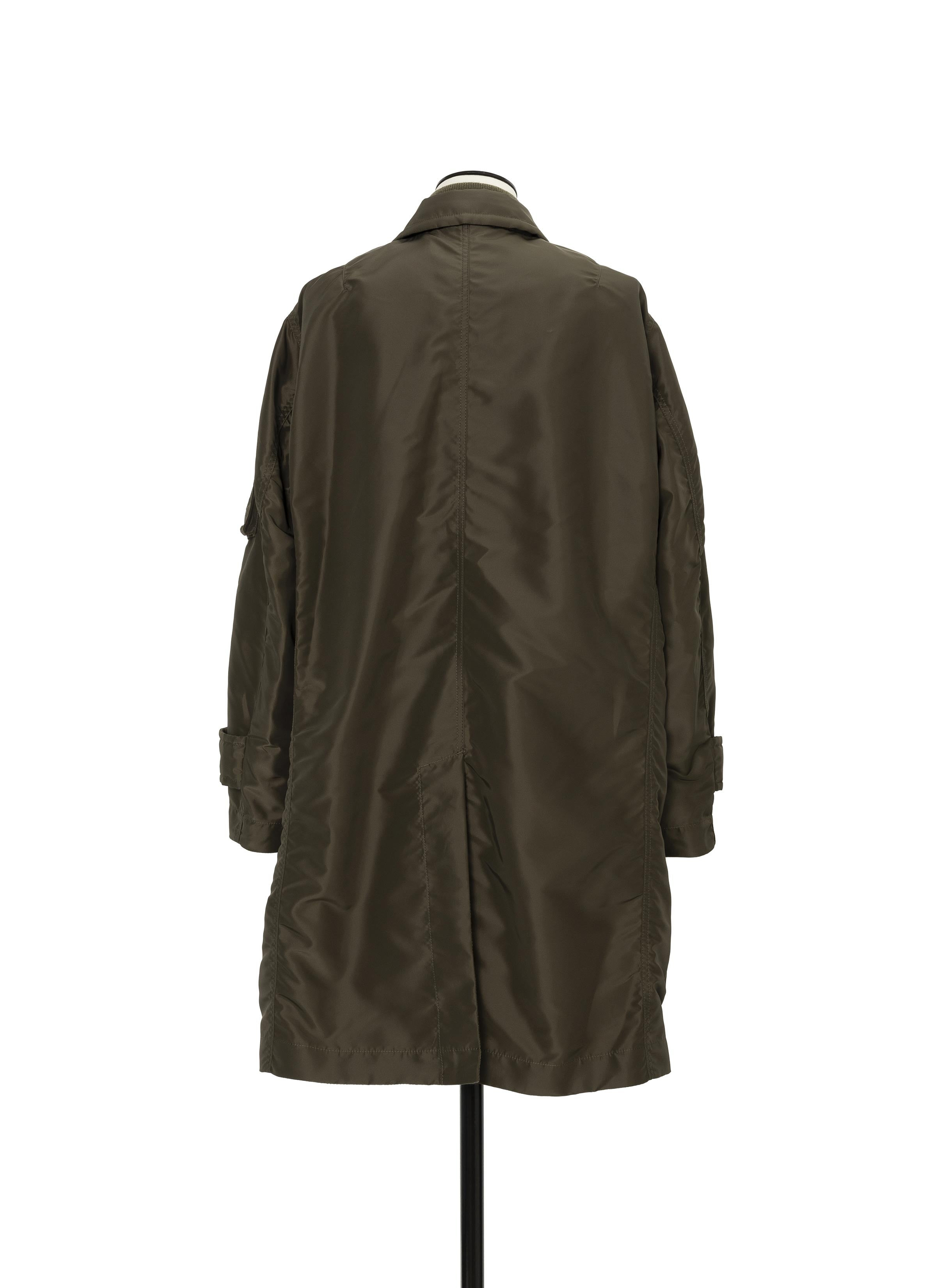 Nylon Twill Coat - 4