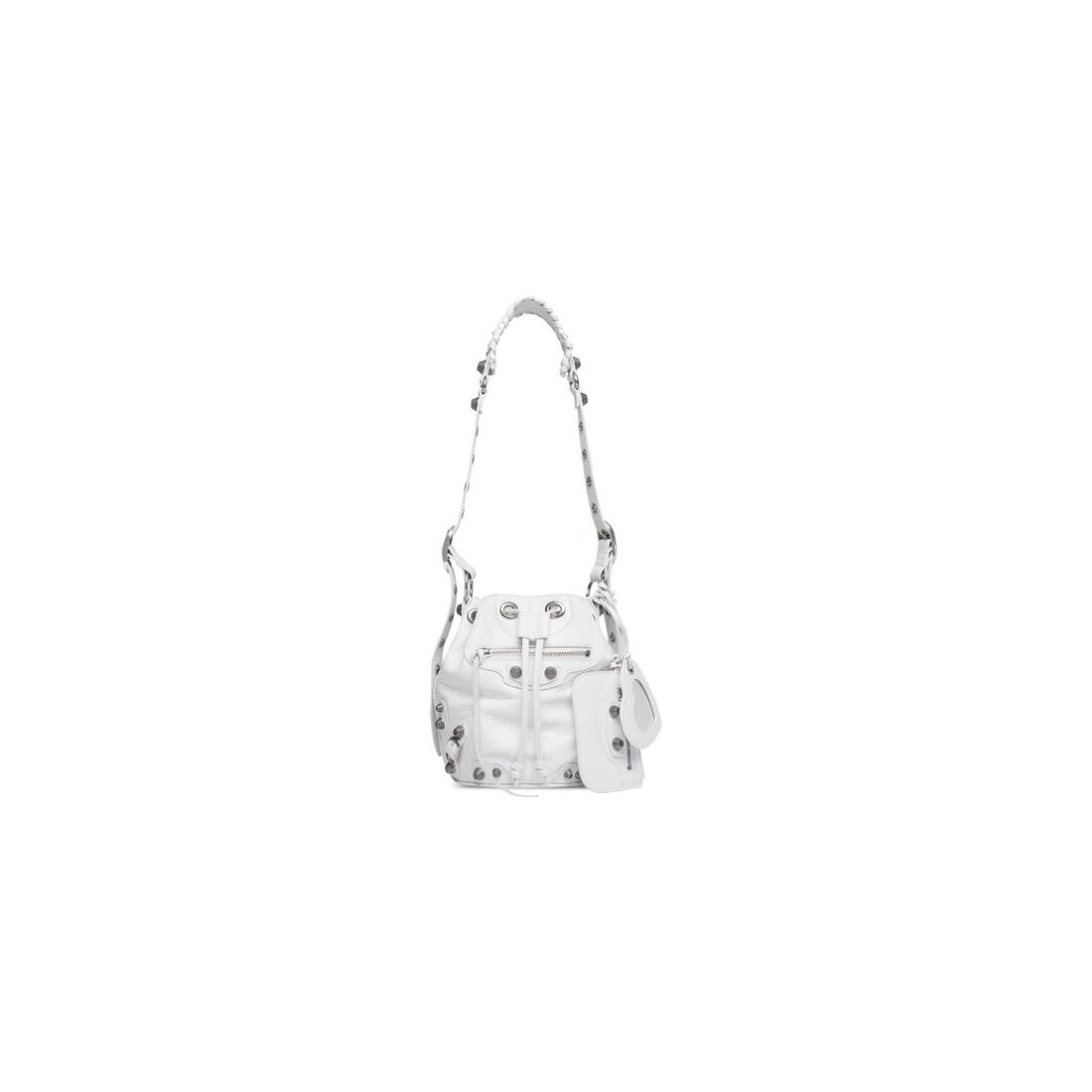 Women's Le Cagole Xs Bucket Bag  in Off White - 1