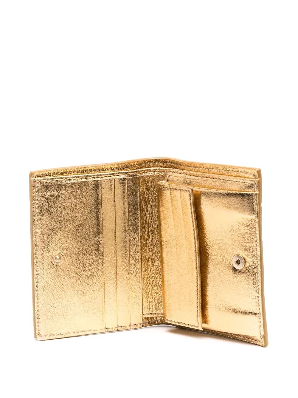 metallic bi-fold wallet - 3