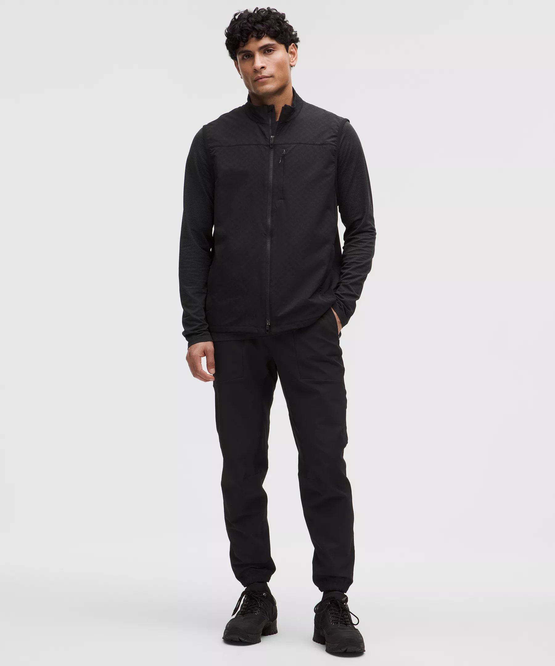 Water-Repellent Fleece Hiking Vest - 2