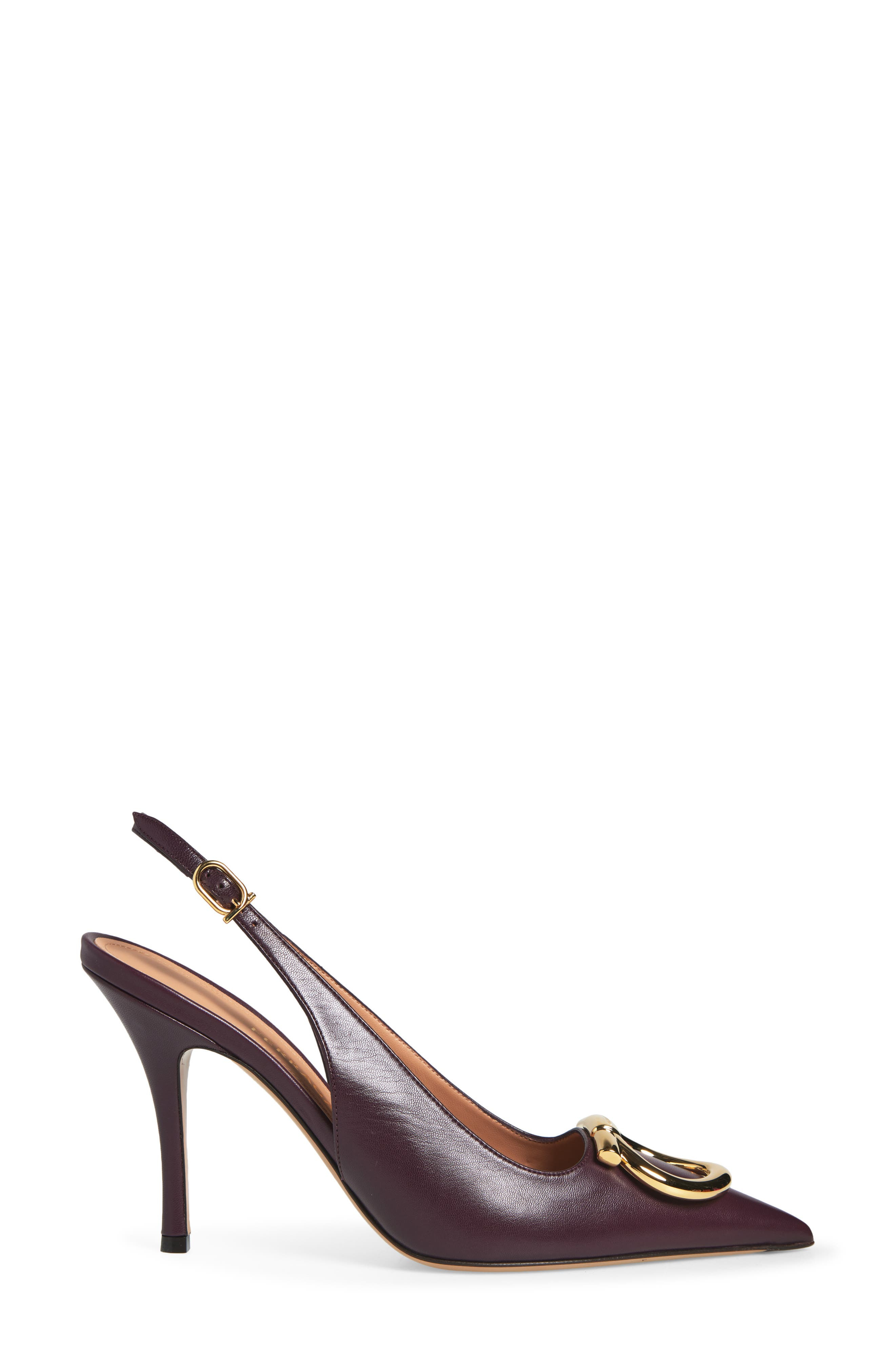 FERRAGAMO Sara Pointed Toe Slingback Pump in Oxblood at Nordstrom - 3