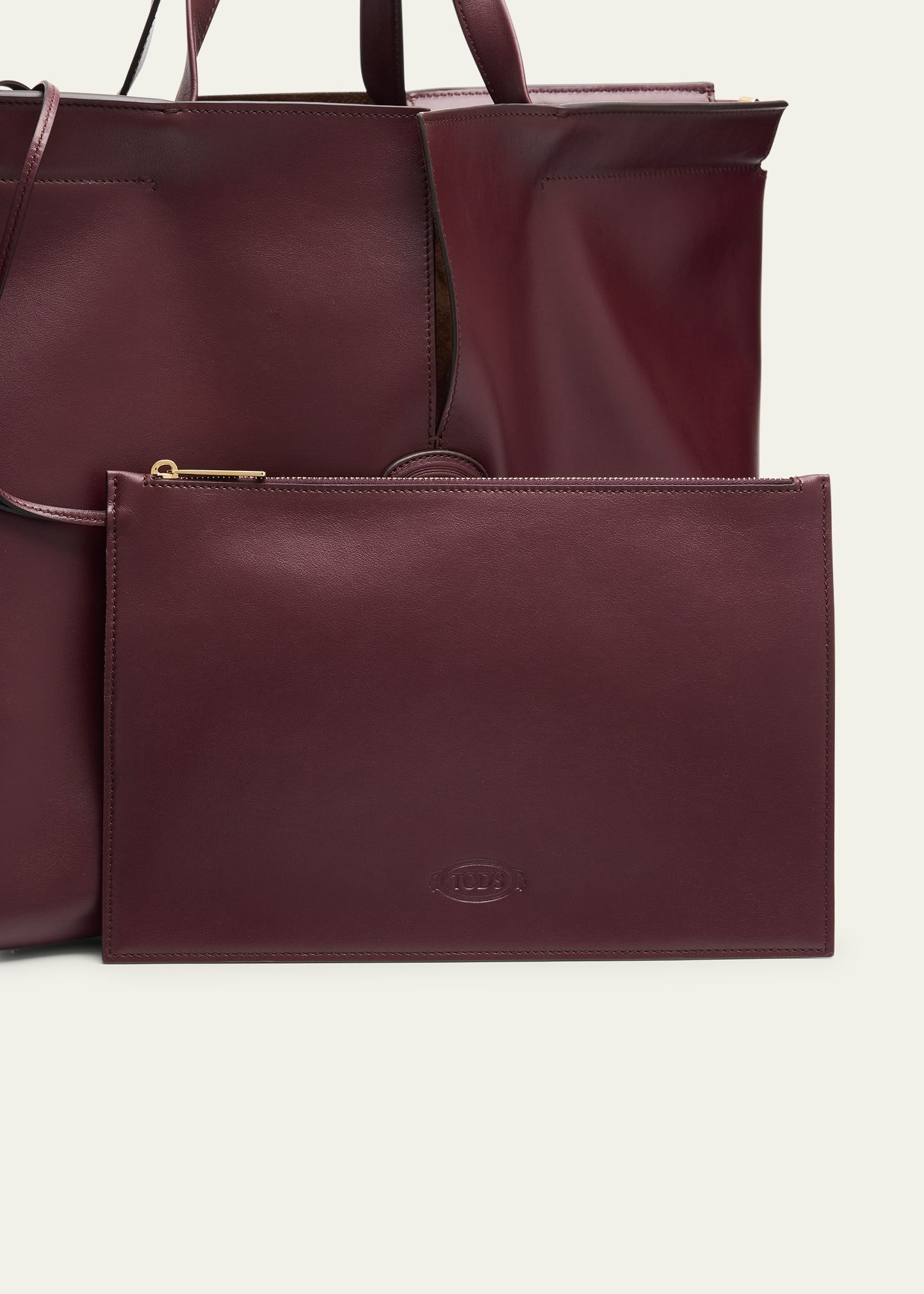 Di Bag Folia Leather Shopper Tote Bag - 5