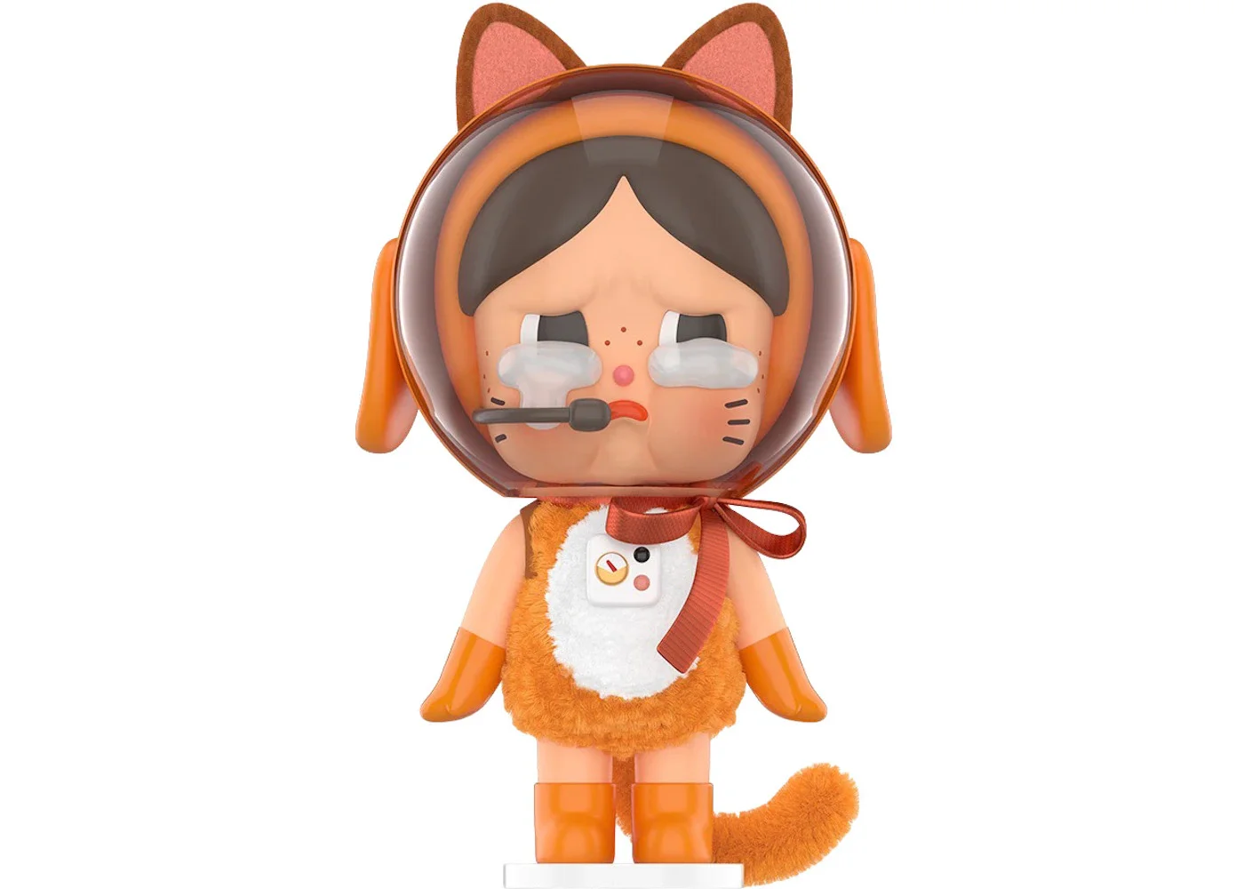 Pop Mart Crybaby Space Cat Figure Orange - 1