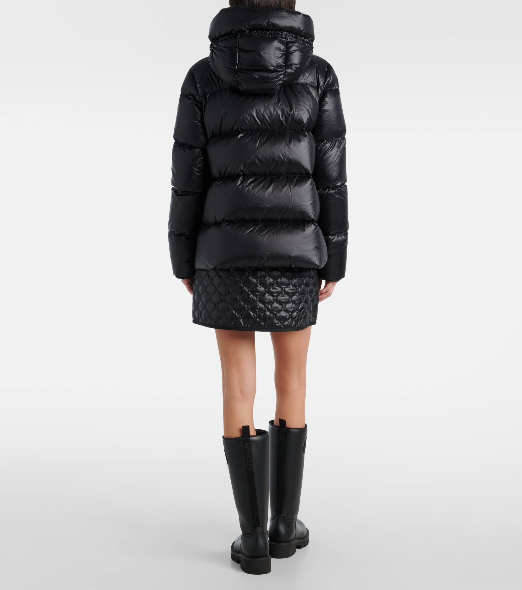 Quilted down jacket - 3