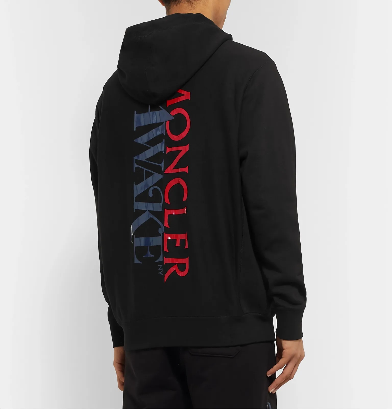 + Awake NY 2 Moncler 1952 Logo-Detailed Fleece-Back Cotton-Jersey Hoodie - 11