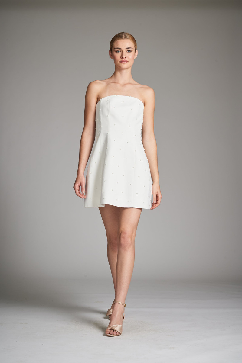 Alanna Dress - Ivory/Pearls 5