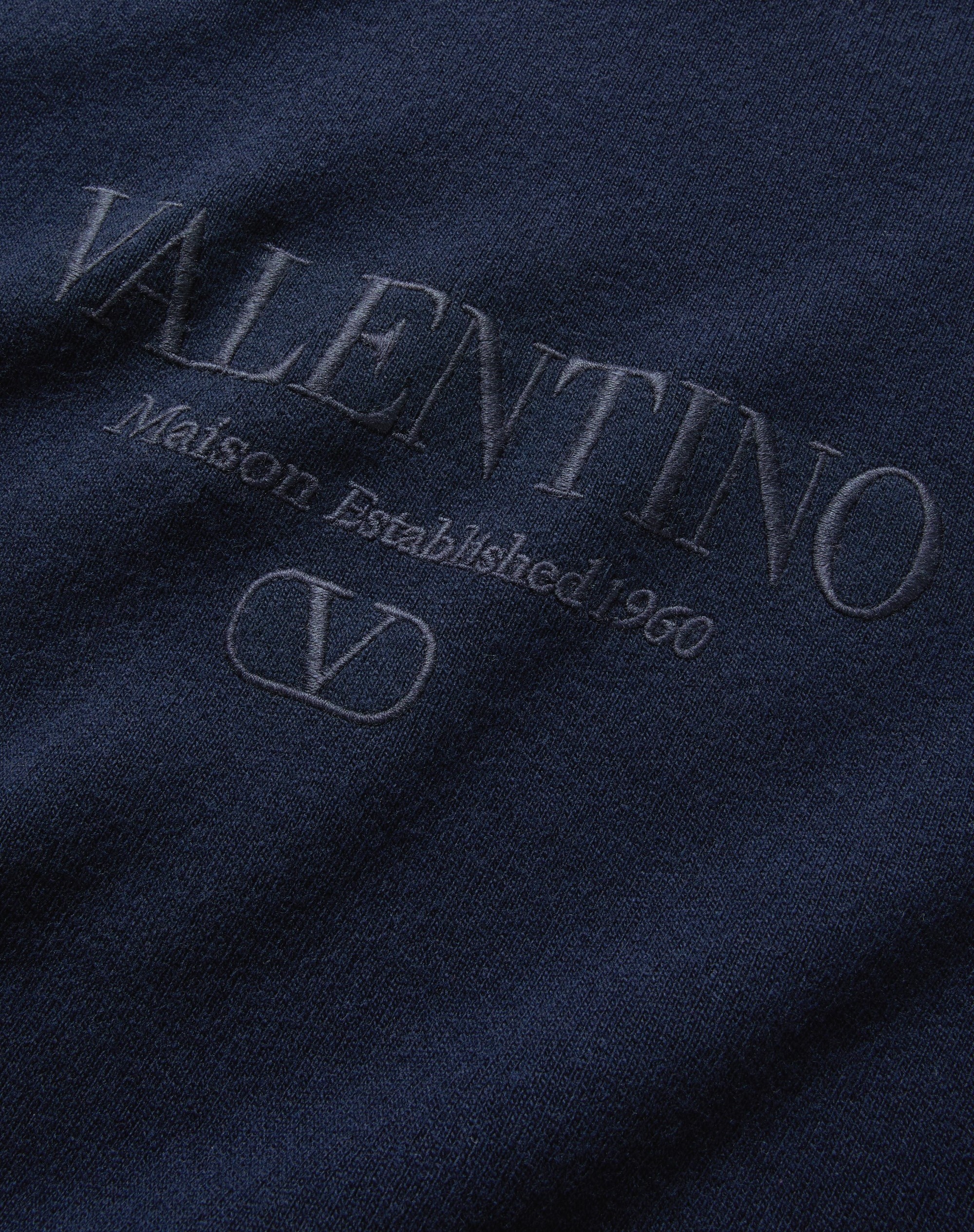 CREWNECK WOOL SWEATER WITH VALENTINO EMBROIDERY - 3
