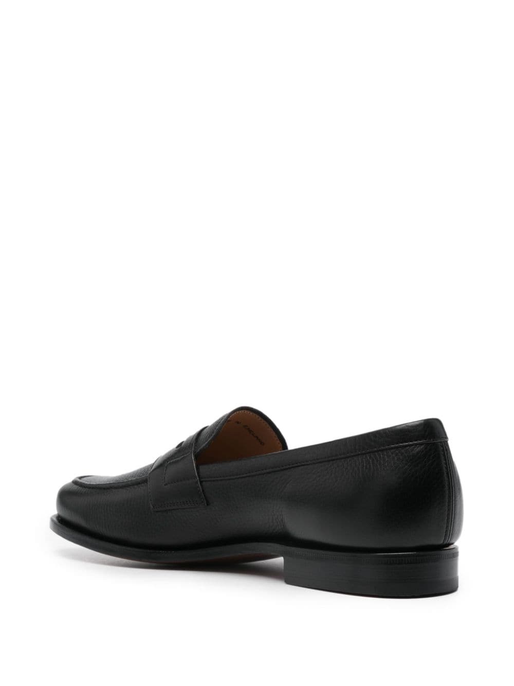 penny-slot leather loafers - 3