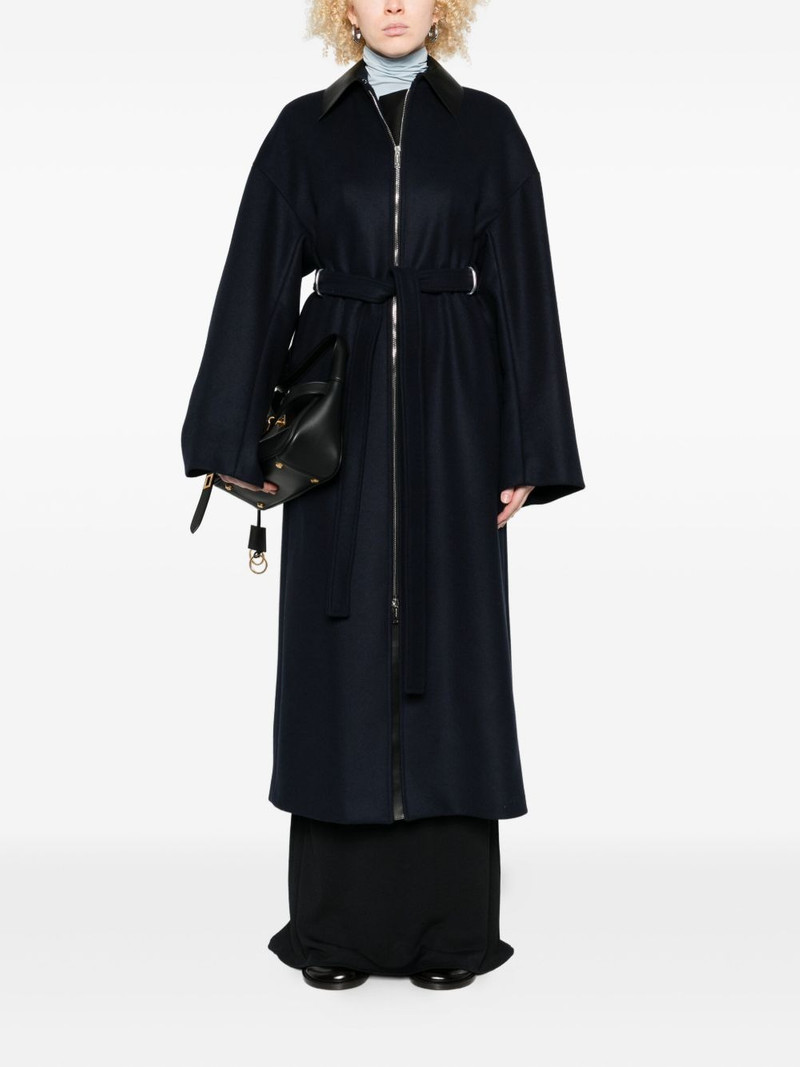 Sportmax zip-up trench coat outlook