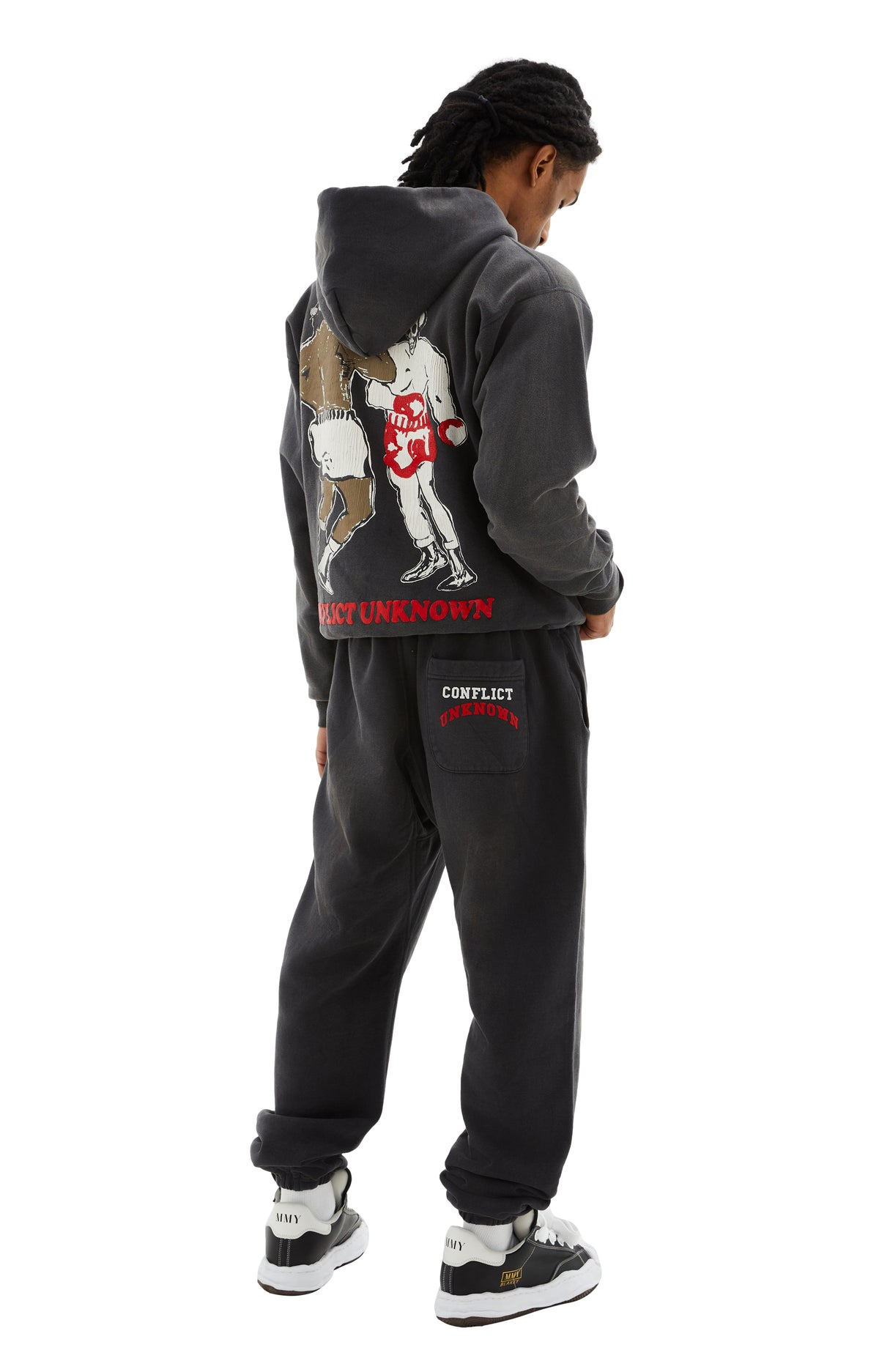 SAINT TEARS STRUGGLE SWEATPANTS (BLACK) - 3