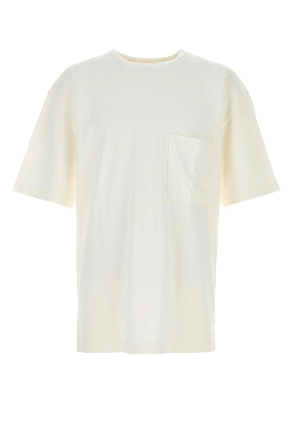Lemaire Men White Cotton Oversize T-Shirt - 1