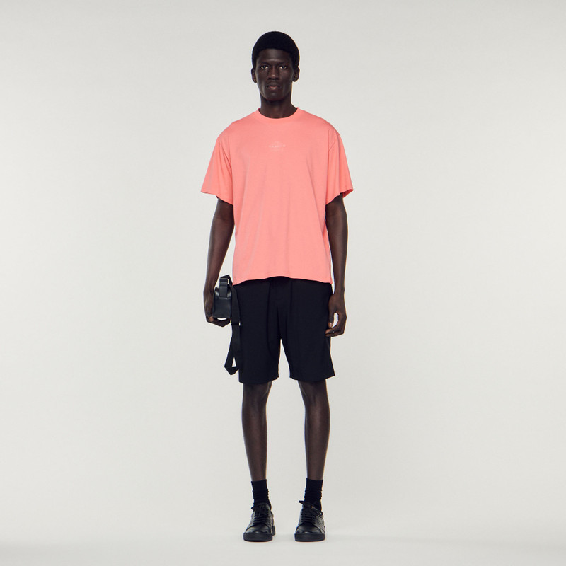 Sandro Rubber logo T-shirt outlook