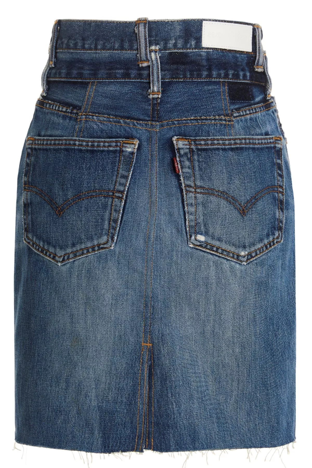 'Double Waisted Pencil' Re Done x Levi's skirt - 3