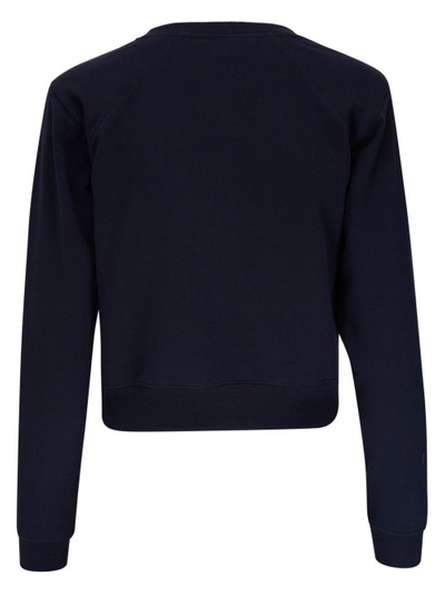 VERONICA BEARD logo-print cotton-blend sweatshirt outlook
