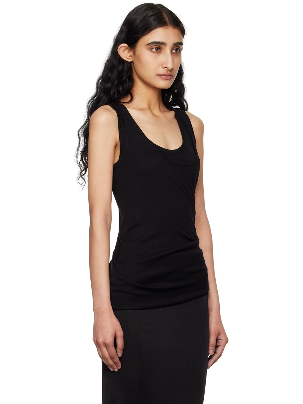 Black Convertible Tank Top - 2