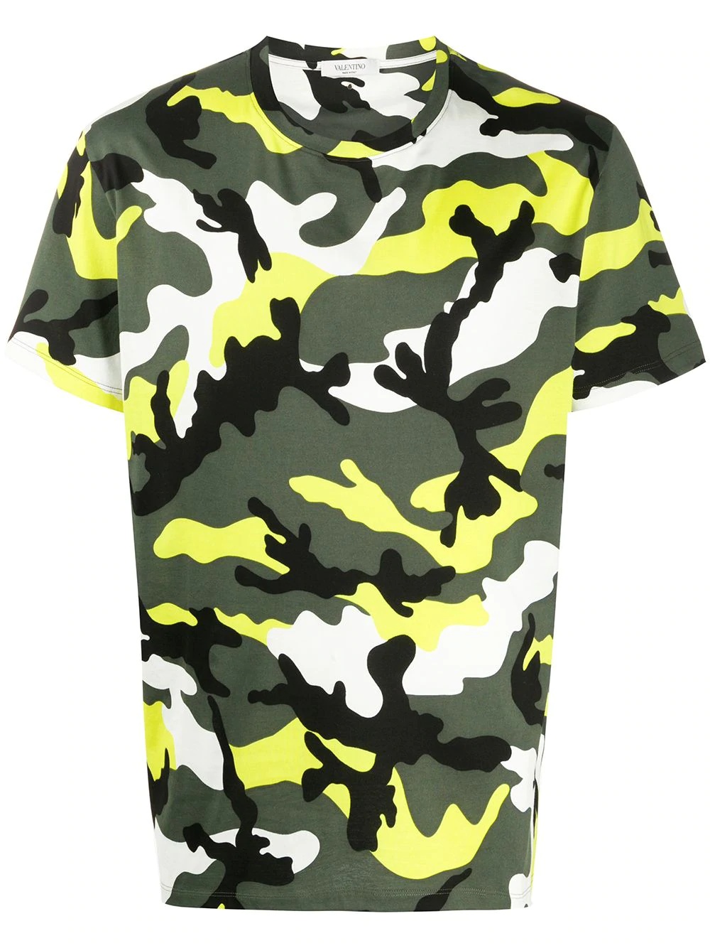 camouflage print T-shirt - 1