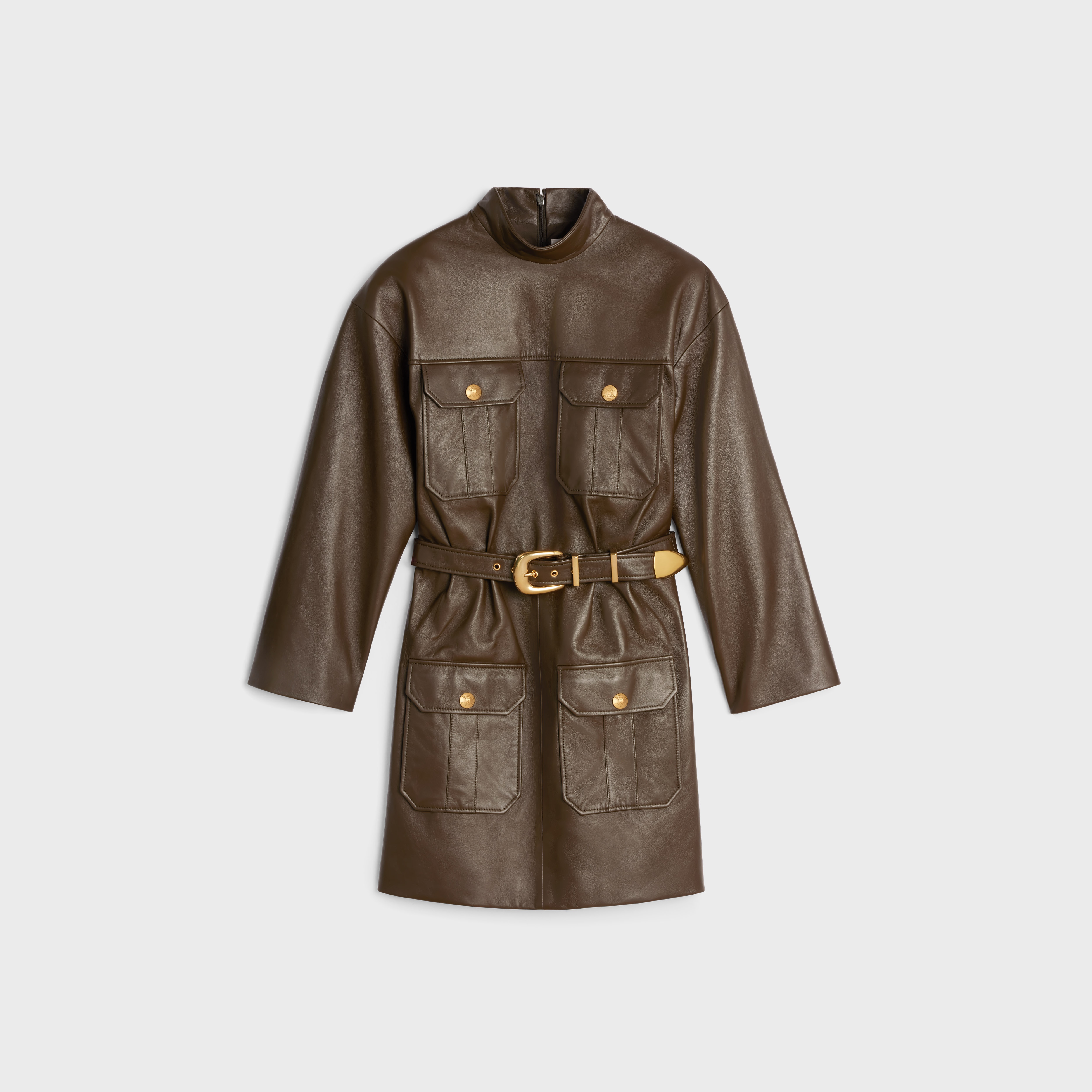 Dress in soft vintage Lambskin - 1
