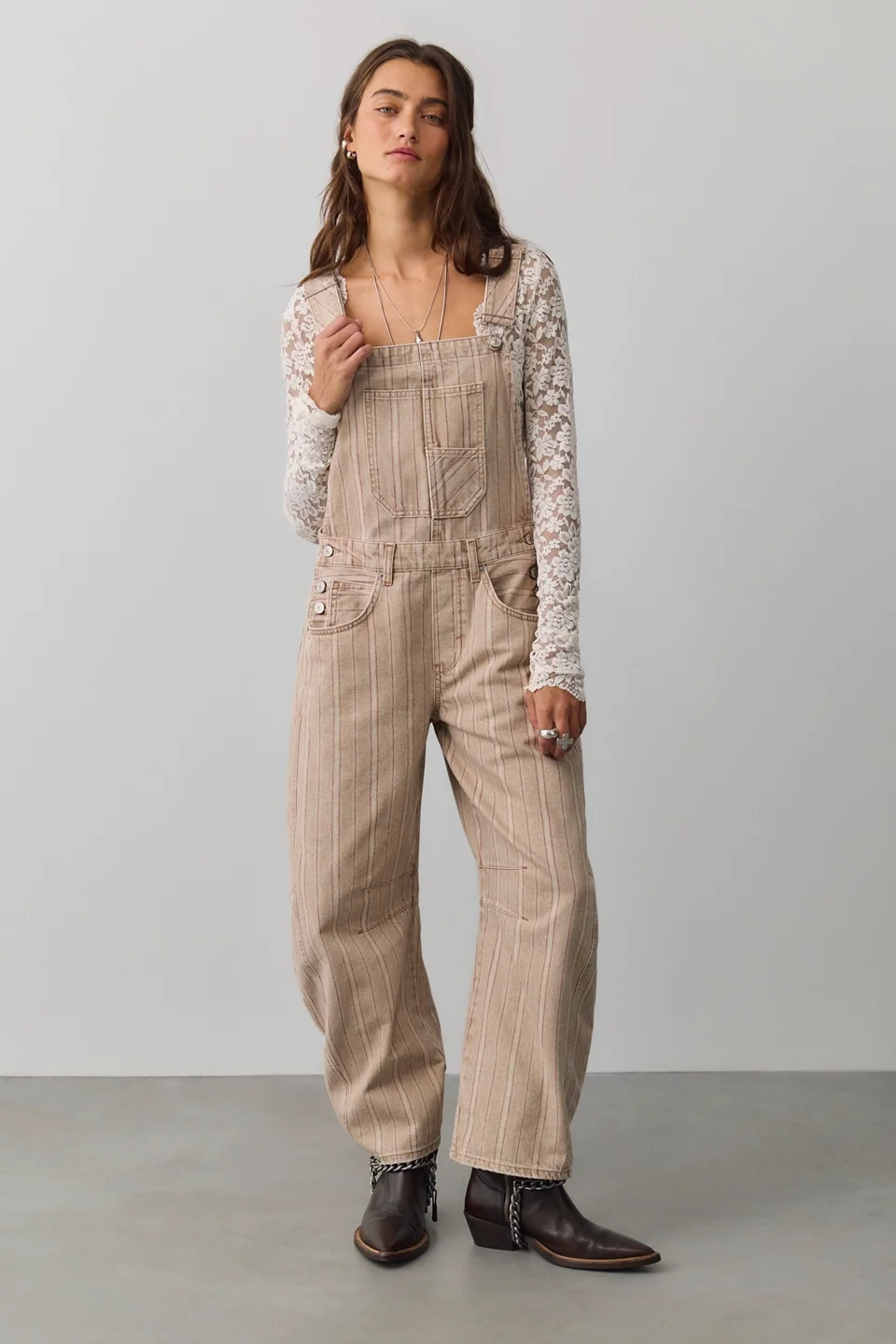 We The Free Good Luck Printed Overalls - 1