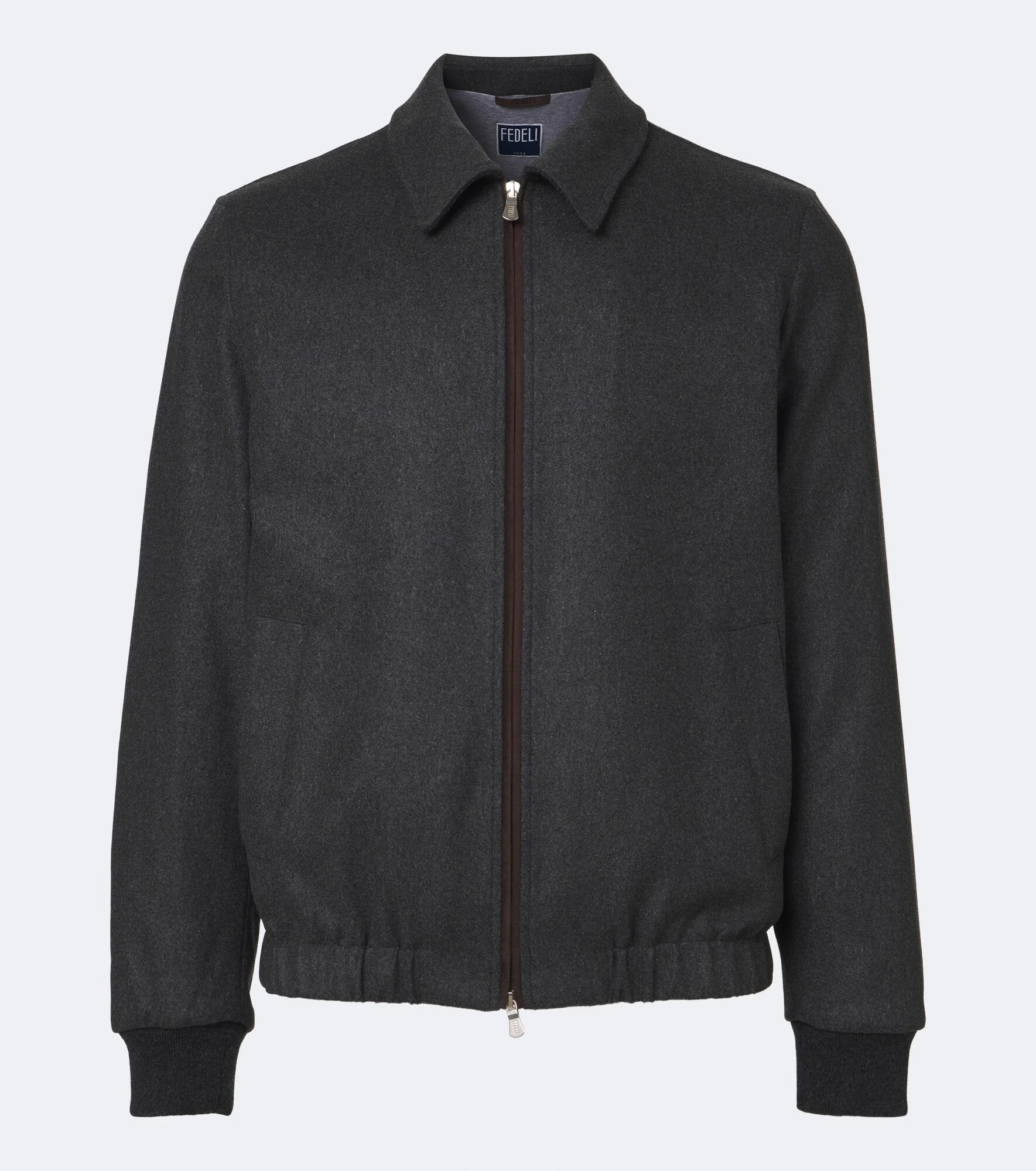 Cashmere blouson jacket - 1