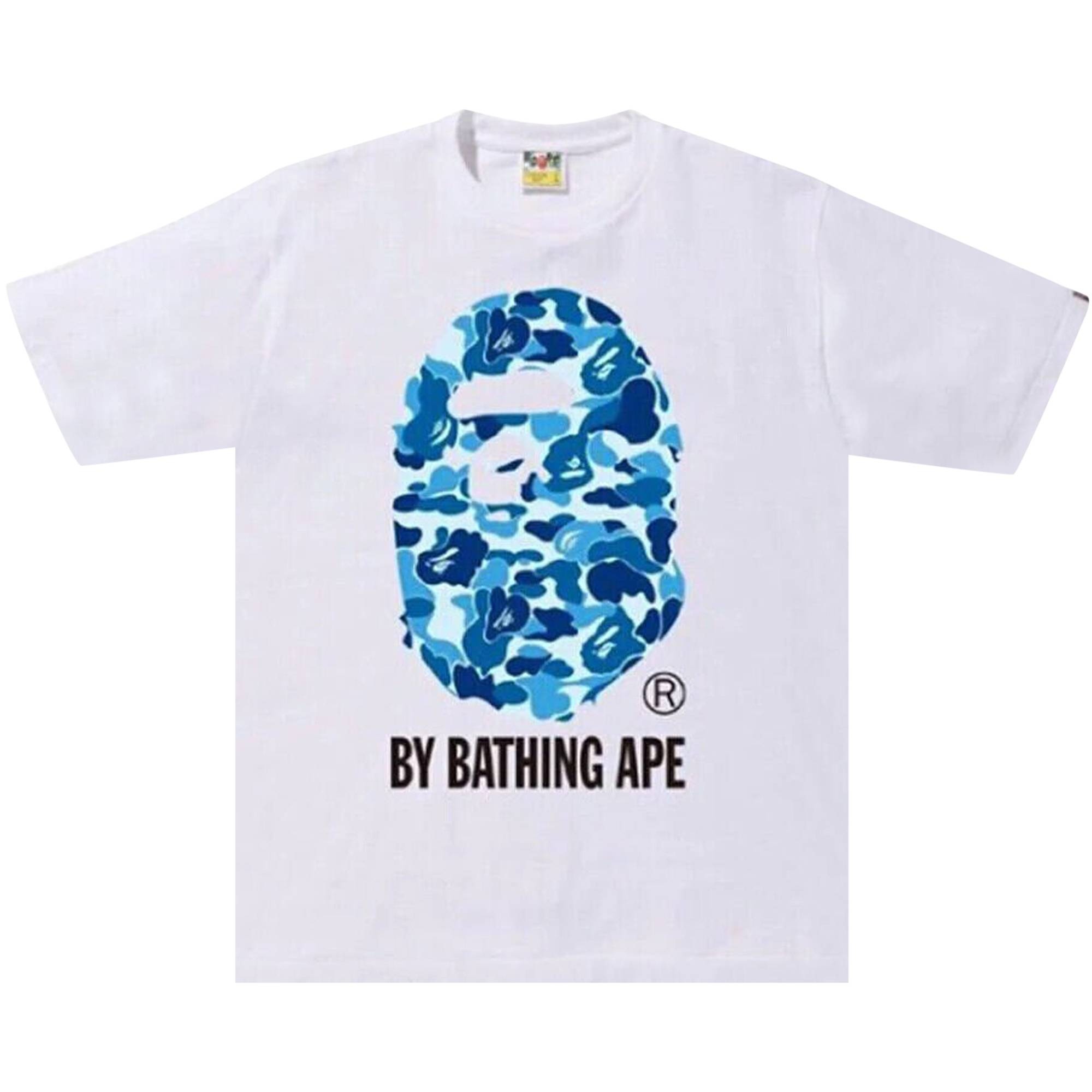 BAPE ABC Camo By Bathing Ape Tee 'White/Blue' - 1