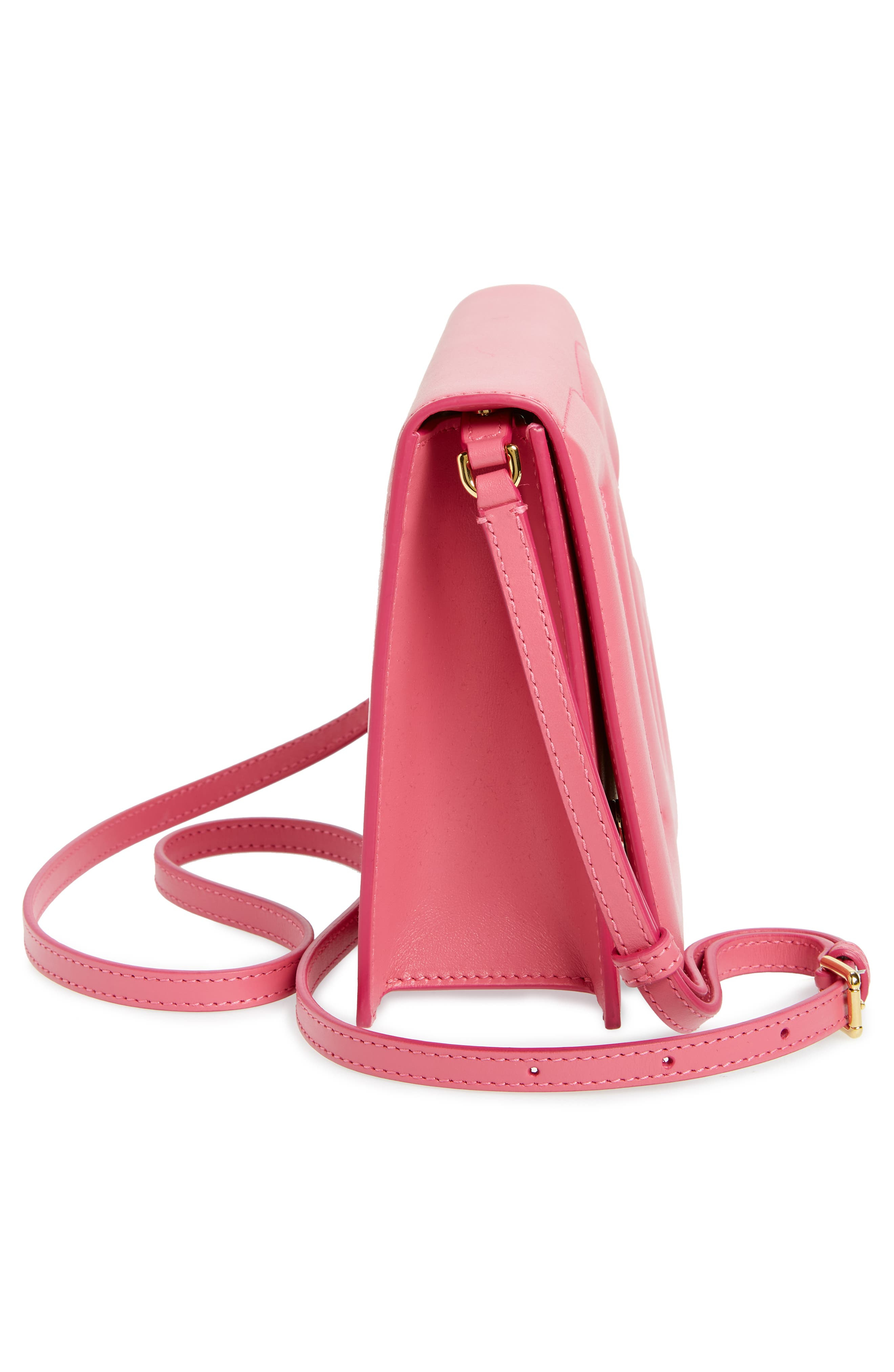 DG Logo Flap Leather Crossbody Bag - 4