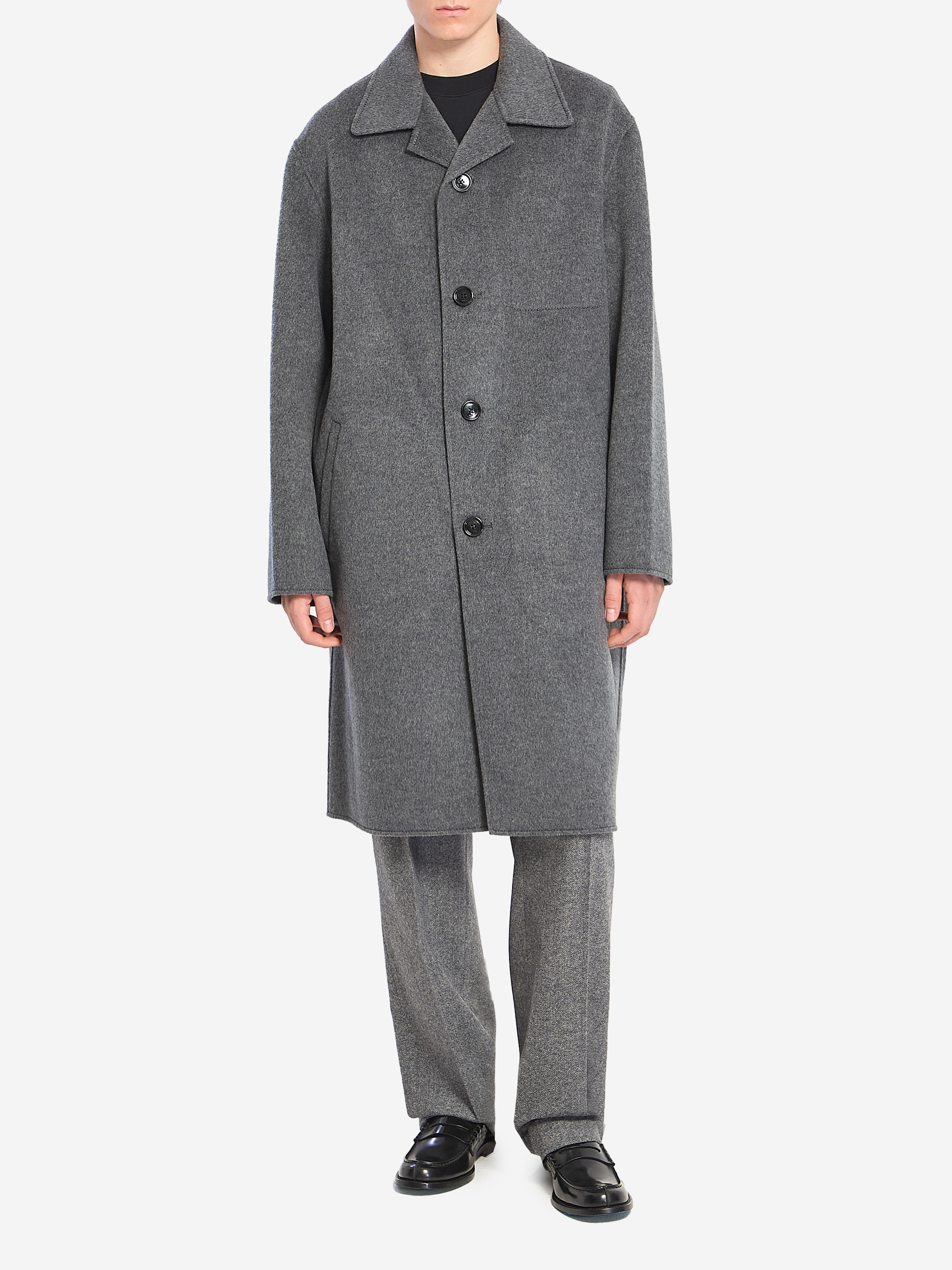 Wool and cashmere coat - 2