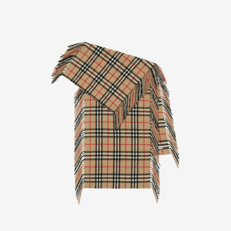 Check Cashmere Happy Scarf 1