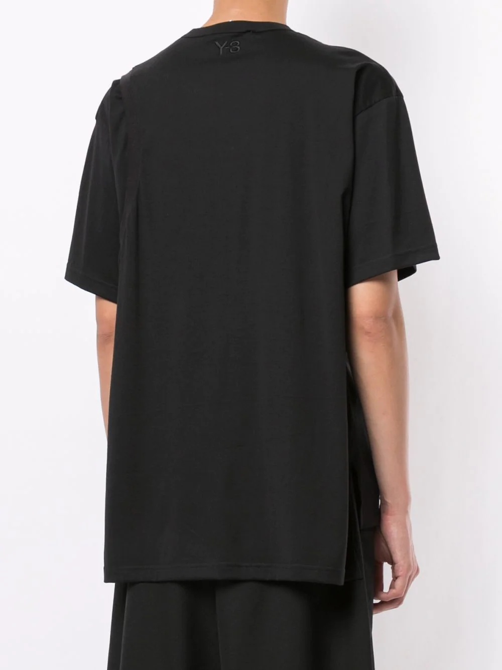 layered crew-neck T-shirt - 4