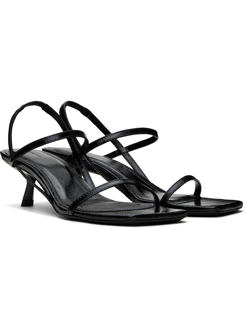 Black Hilda Heeled Sandals 4