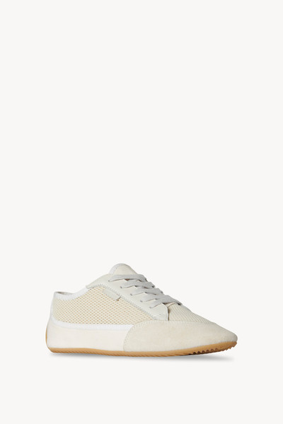 The Row Bonnie Sneaker in Canvas and Suede outlook