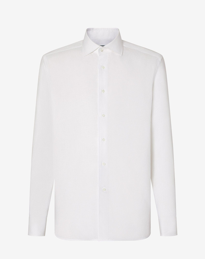 White pure linen shirt 1