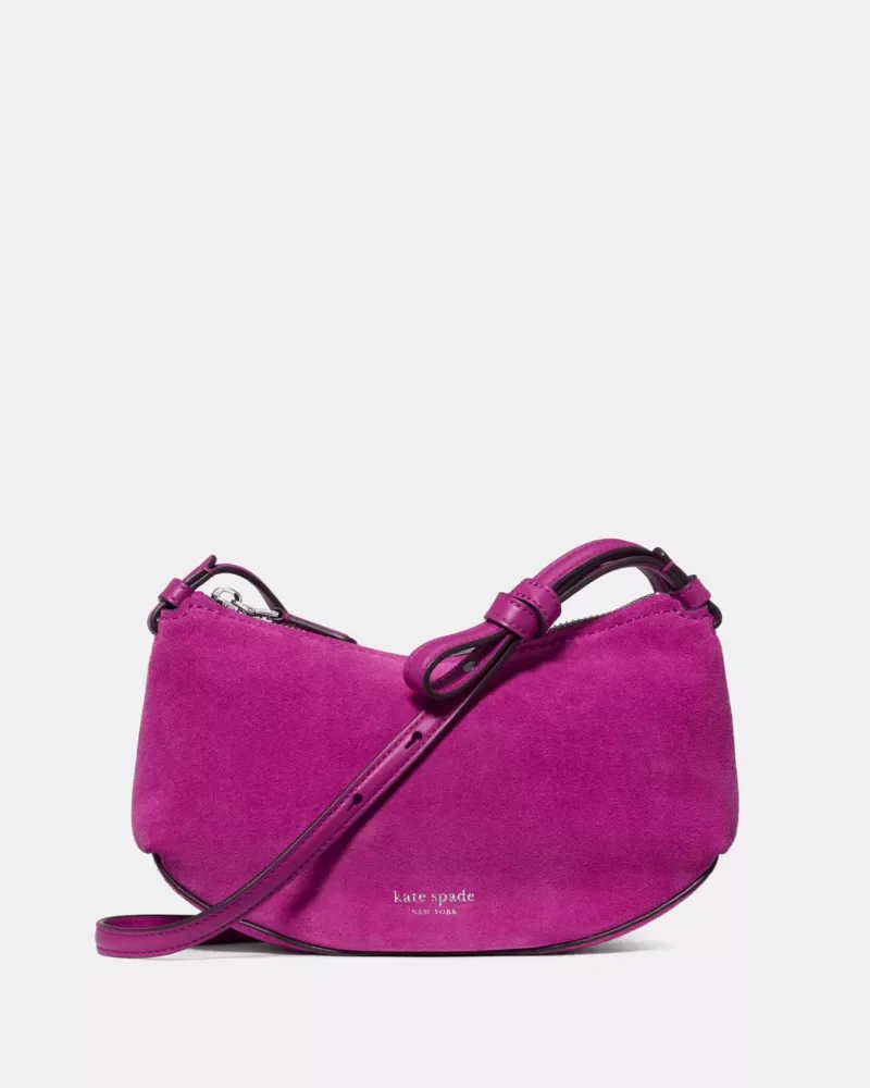 Loop Suede Crossbody Bag - 1