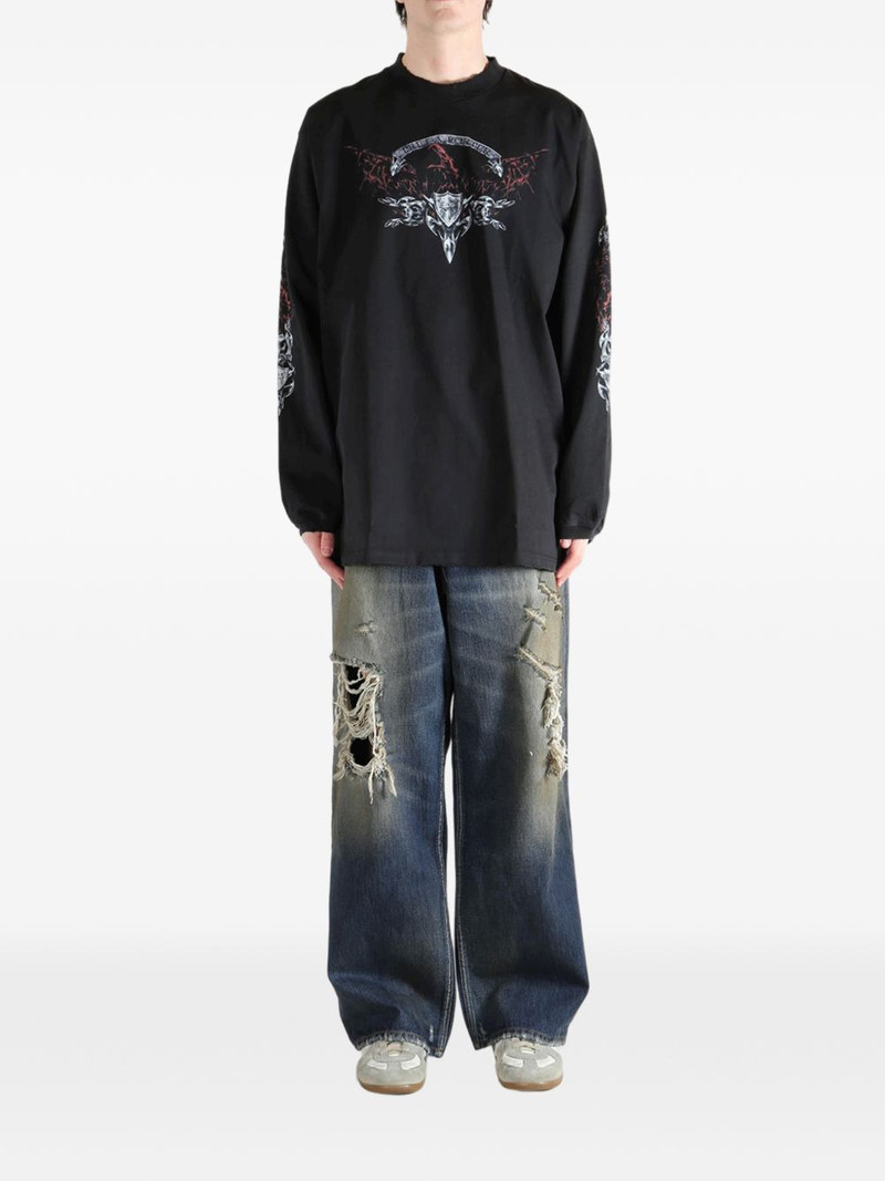 VETEMENTS graphic sweatshirt outlook