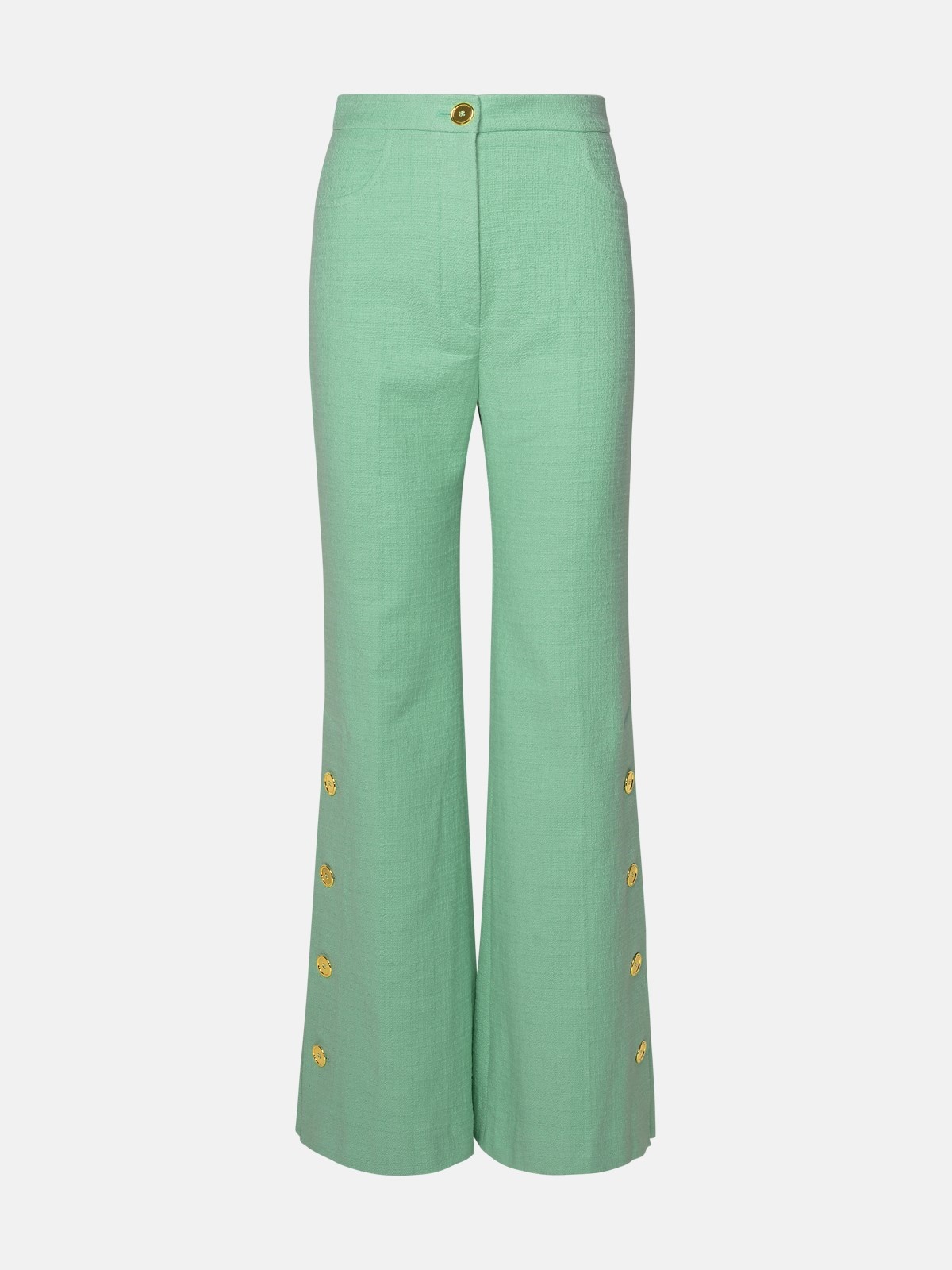 MINT COTTON BLEND PANTS - 1