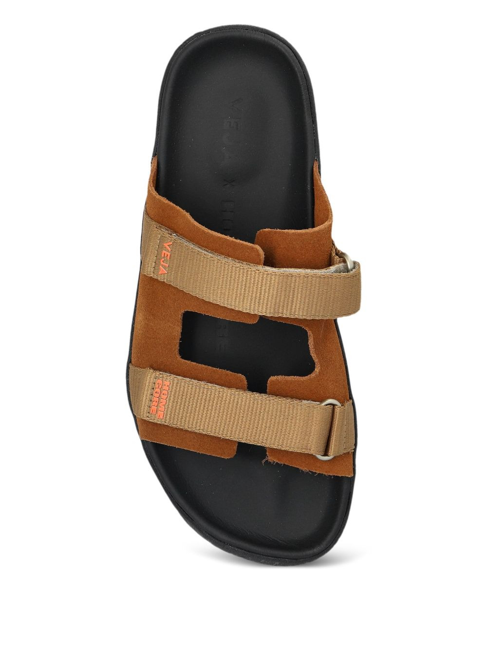 x Homecore logo-embellished slides - 3