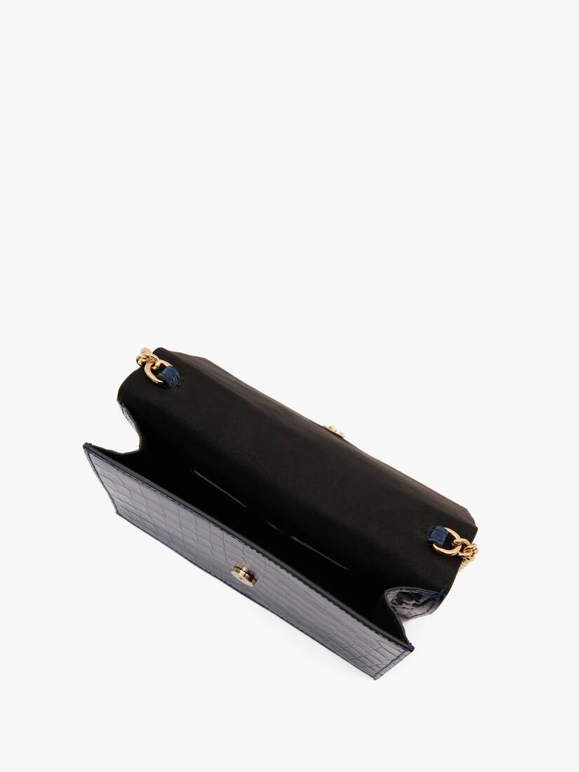 Small Skull Bag in Navy - 4