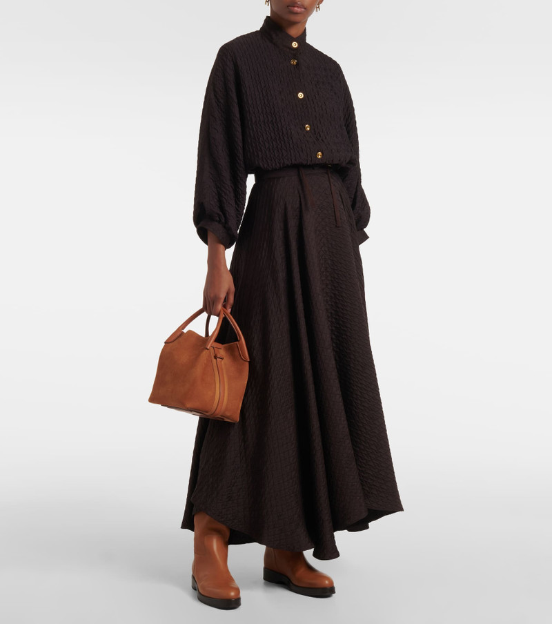 Loro Piana Bale Small leather tote bag outlook