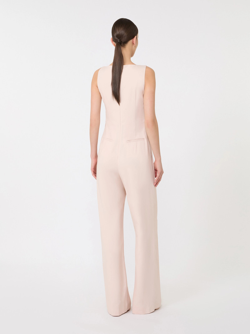BELLO Stretch envers satin jumpsuit - POWDER 4