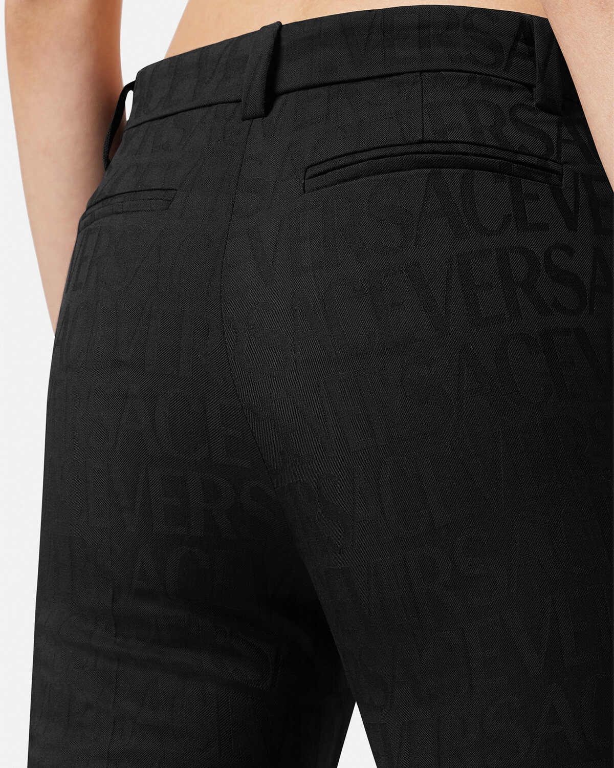 Versace Allover Jacquard Formal Pants - 5
