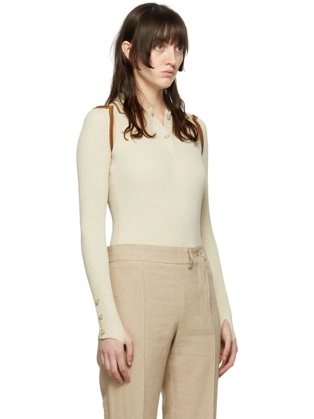Beige 'Le Body Cielo' Bodysuit - 2