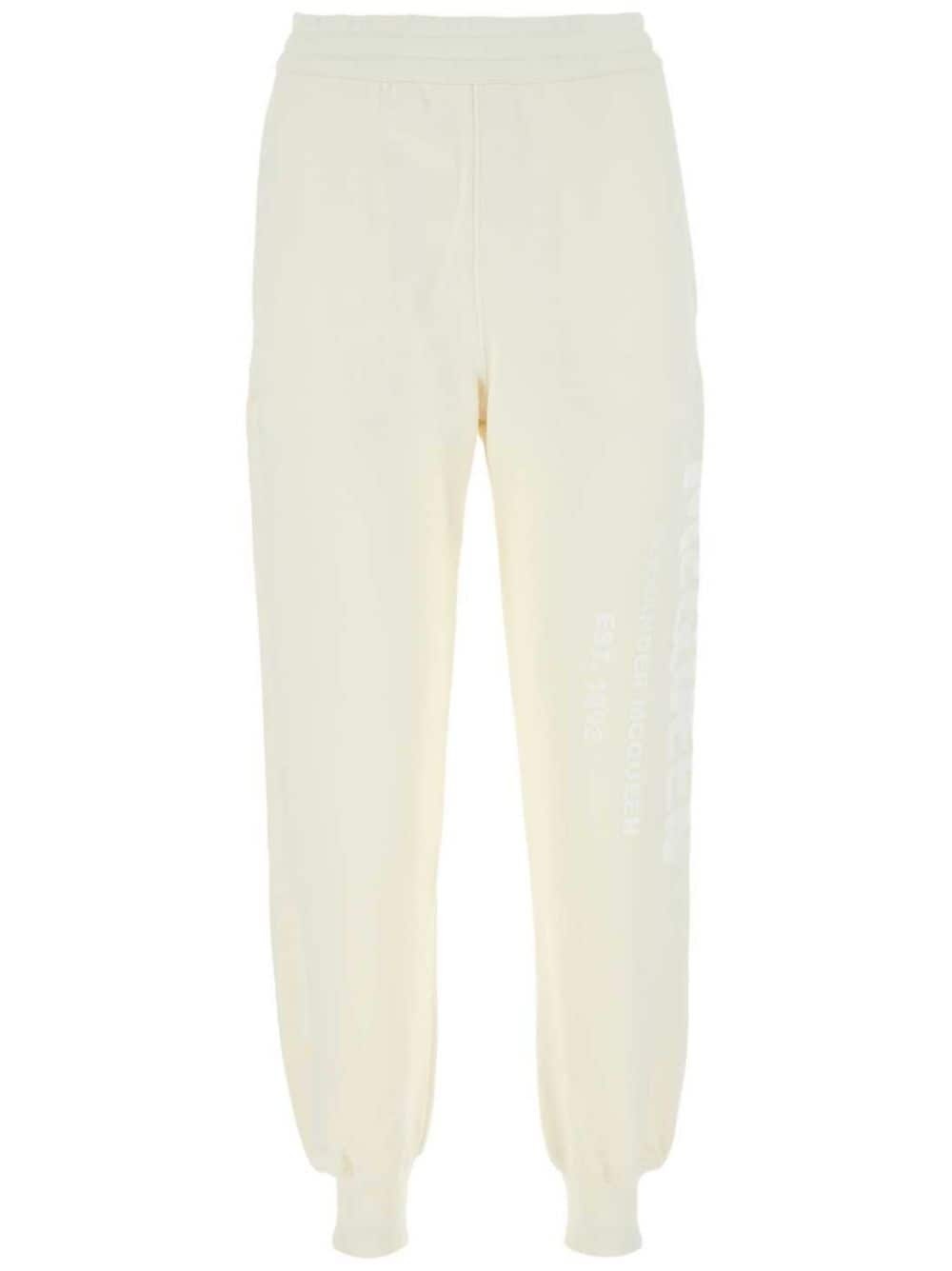 cotton track pants - 1