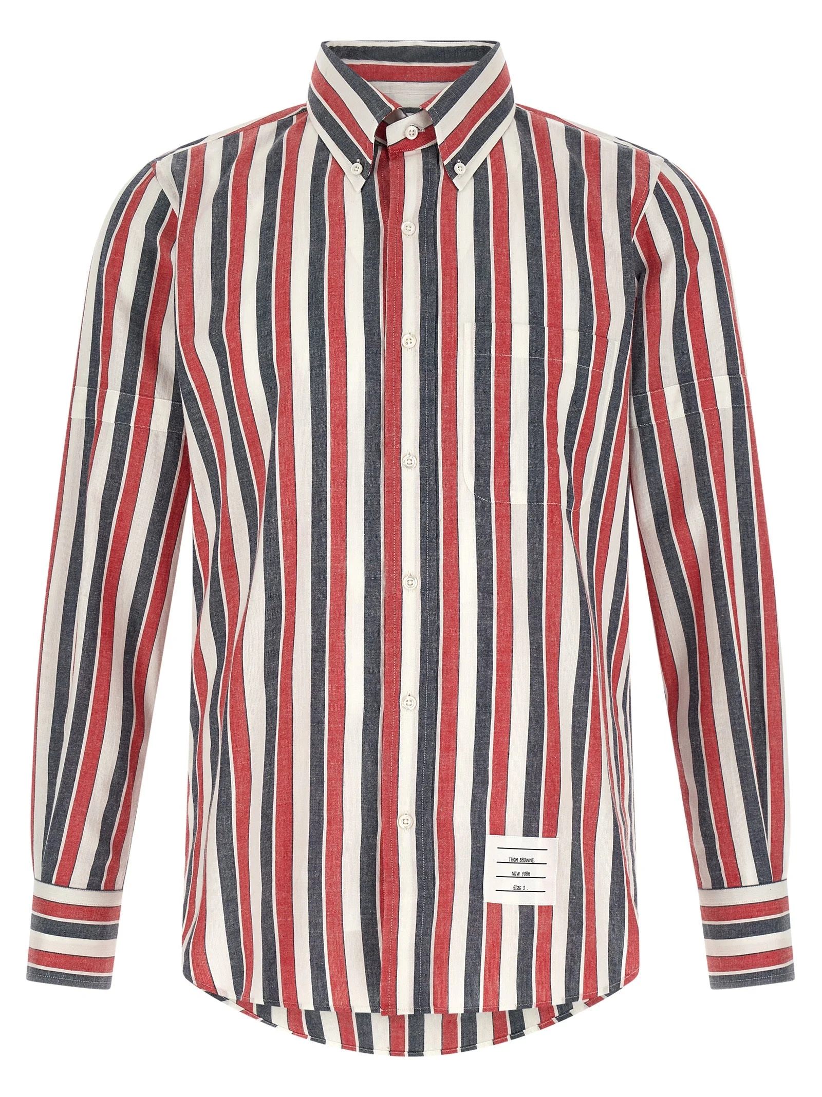 Thom Browne Men Madras Cotton Shirt - 1