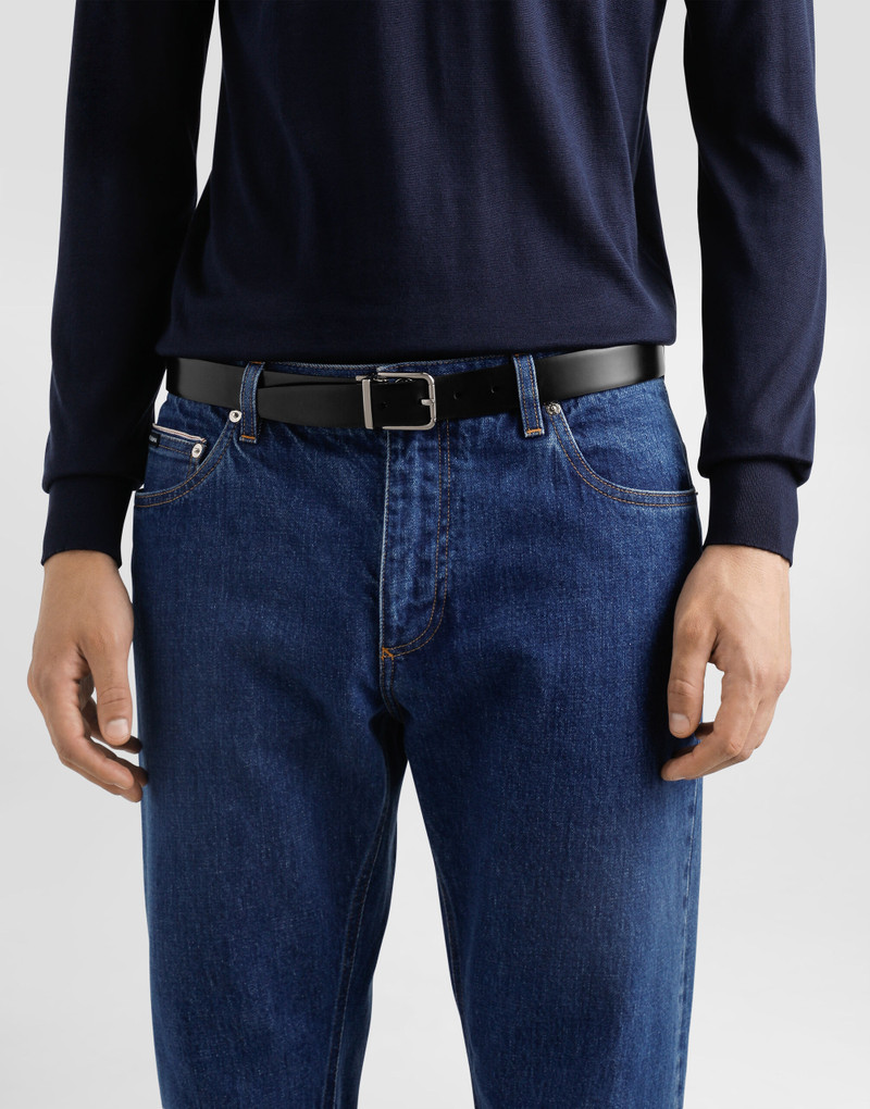 Dolce & Gabbana Brushed calfskin belt outlook